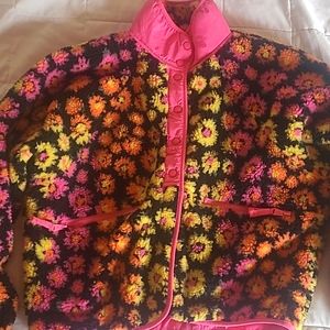 Free People Hit the Slopes fleece bomber